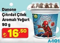 DANONE ÇITIRDAT ÇİLEK AROMALI YOĞURT 90 G
